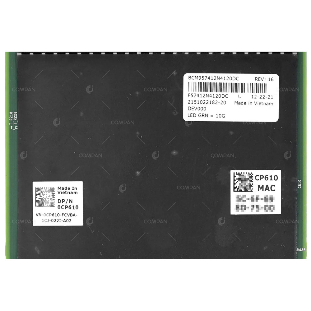 CP610  DELL  DUAL PORT 10G SFP+ OCP 3.0 NETWORK ADAPTER FOR R750